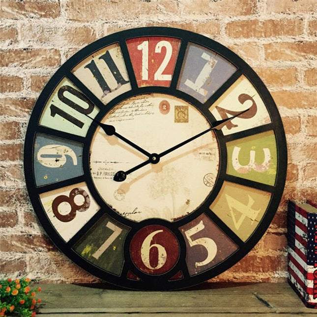 Reloj de pared industrial vintage 60cm
