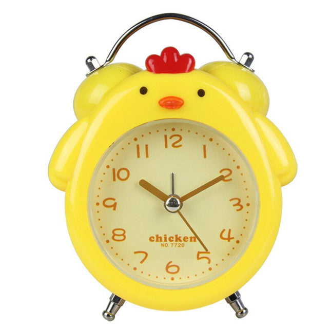 Despertador infantil analógico diseño pollito