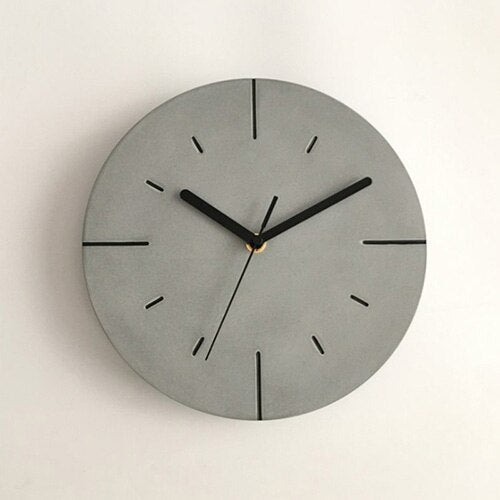 Reloj de pared moderno color gris