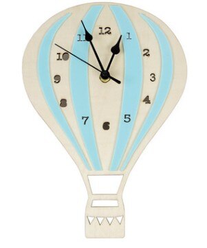 Reloj de pared infantil globo aerostático