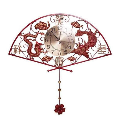 Reloj de pared grande diseño dragón