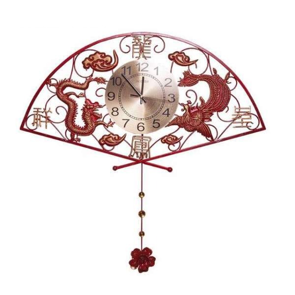 Reloj de pared grande diseño dragón