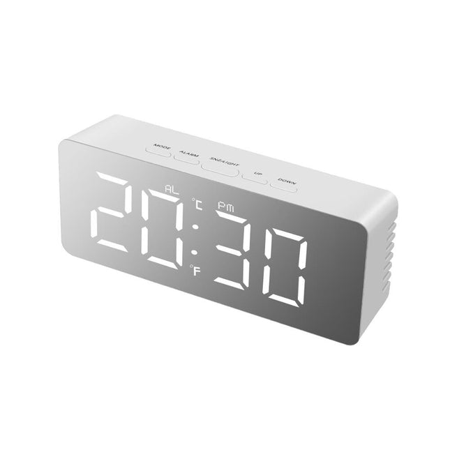 Reloj Despertador Digital Moderno Espejo