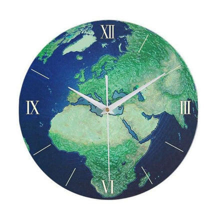 Reloj de pared diseño planeta Tierra