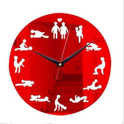 Reloj de pared diseño Kamasutra moderno