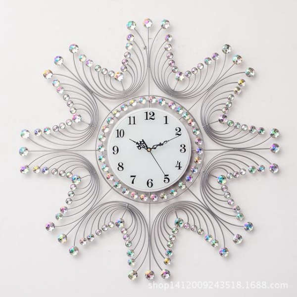 Reloj de pared grande hierro forjado