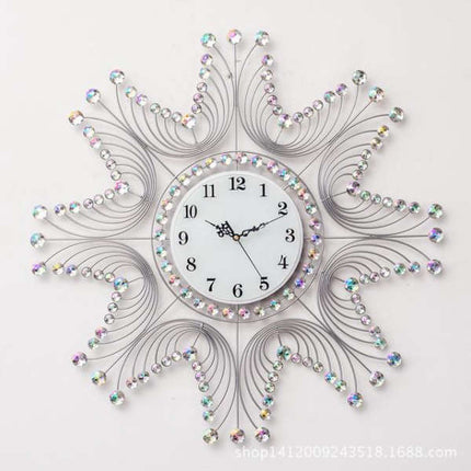 Reloj de pared grande hierro forjado