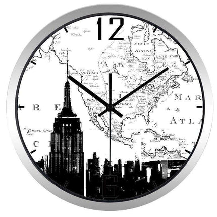Reloj de pared mapa Nueva York