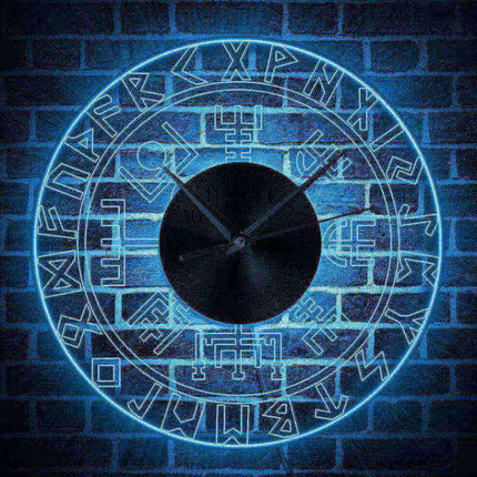 Reloj de pared diseño con luz LED