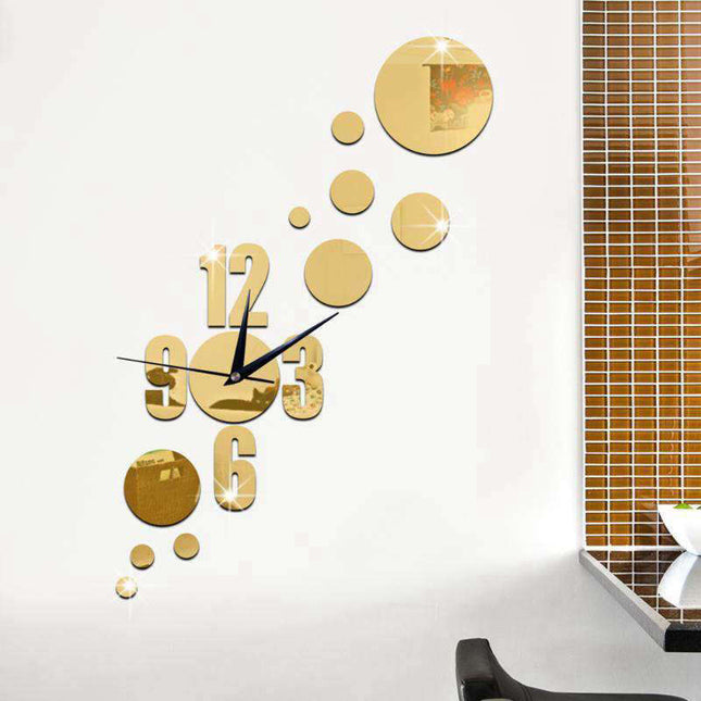 Reloj de pared gigante adhesivo 3D