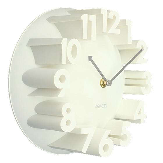 Reloj de pared moderno con números 3D
