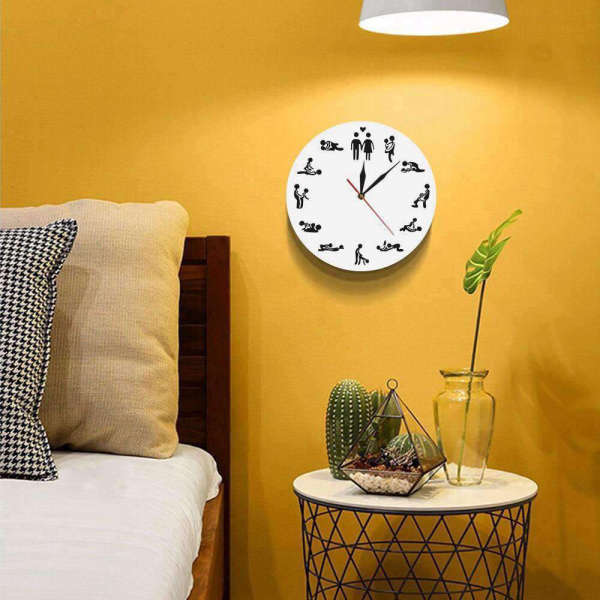 Reloj de pared clásico diseño Kamasutra