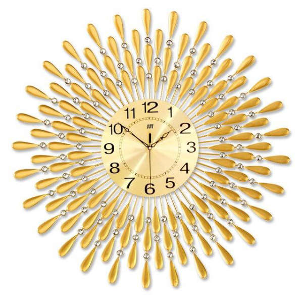 Reloj de pared grande rayos solares