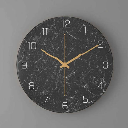 Reloj de pared diseño efecto mármol