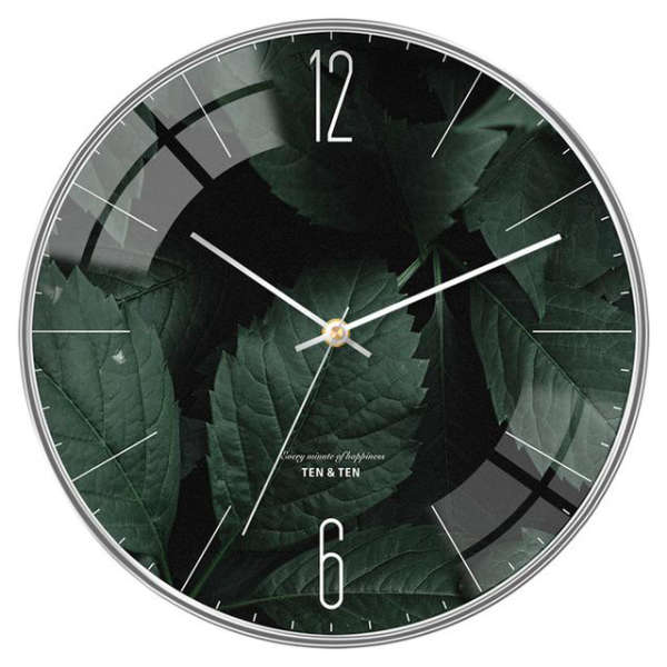Reloj de pared moderno diseño botánico