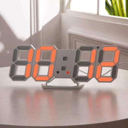 Reloj de pared digital 3D con cable