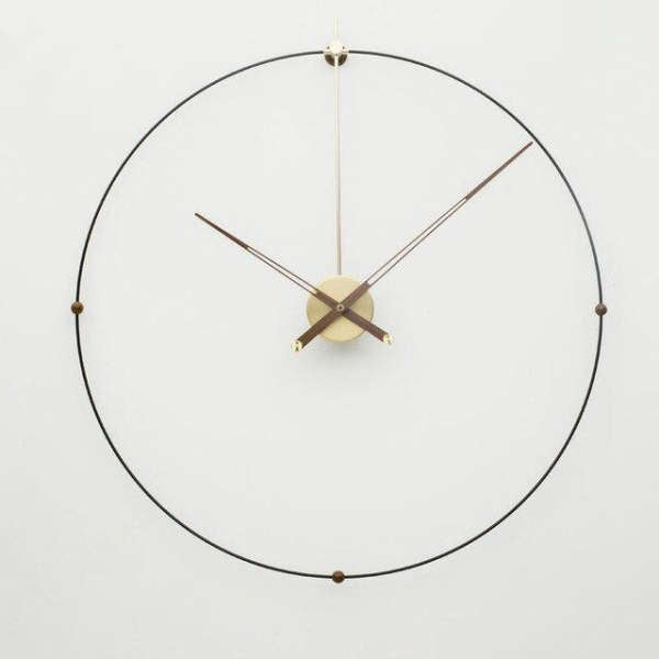Reloj de pared grande diseño minimalista