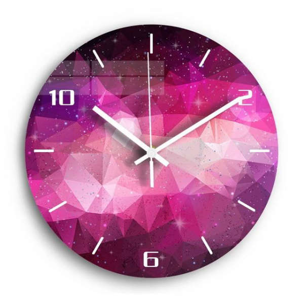 Reloj de pared silencioso diseño galaxia