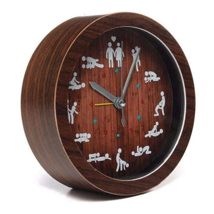 Reloj de pared Kamasutra de madera
