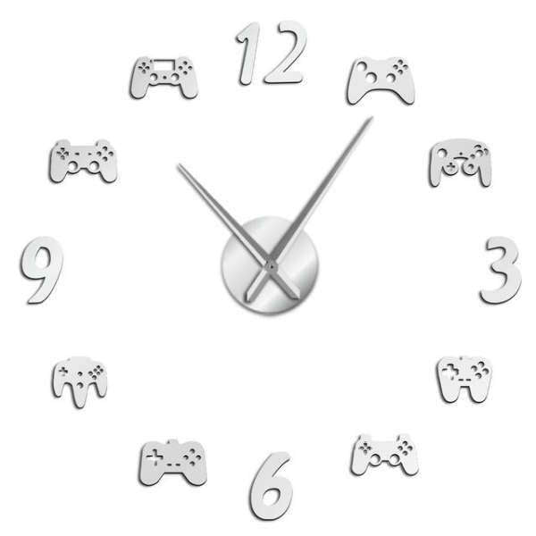 Reloj de pared 3D para gamers