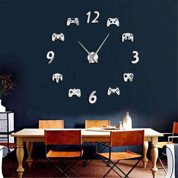 Reloj de pared 3D para gamers