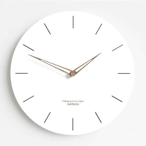 Reloj de pared de diseño para baño