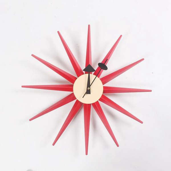 Reloj de pared diseño estrella moderno