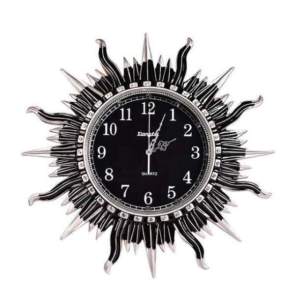Reloj de pared grande diseño sol