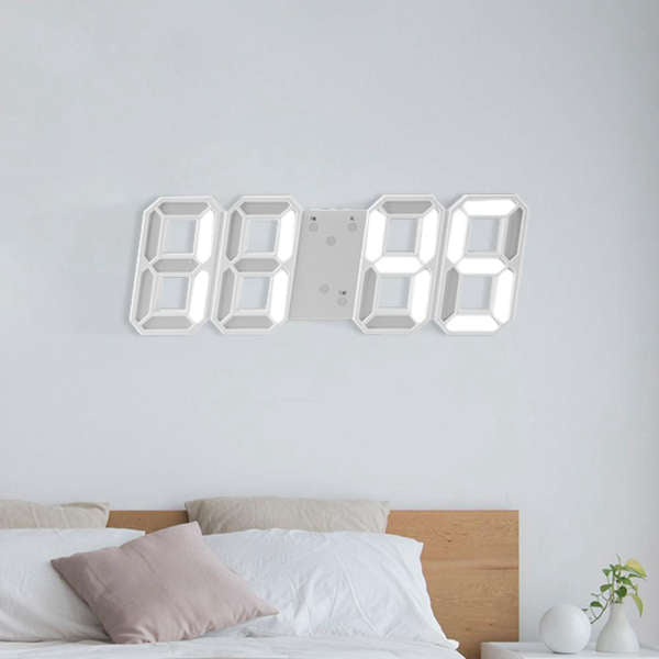 Reloj de pared digital LED 3D