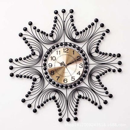 Reloj de pared grande hierro forjado