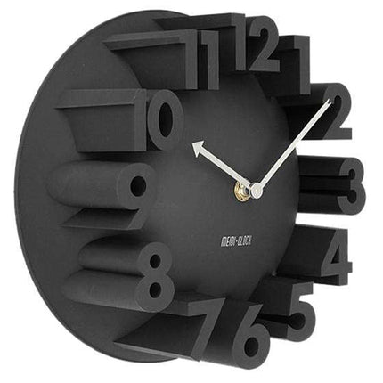 Reloj de pared moderno con números 3D