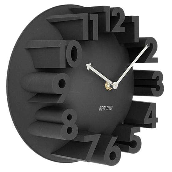 Reloj de pared moderno con números 3D