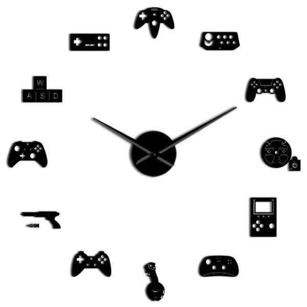 Reloj de pared adhesivo gaming retro
