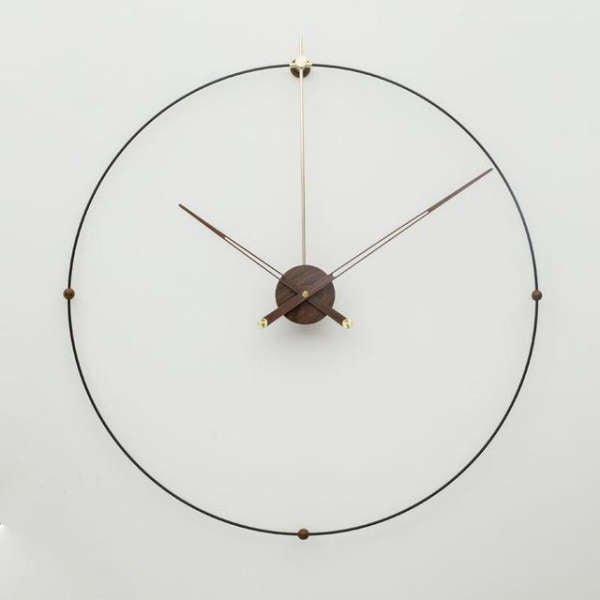 Reloj de pared grande diseño minimalista