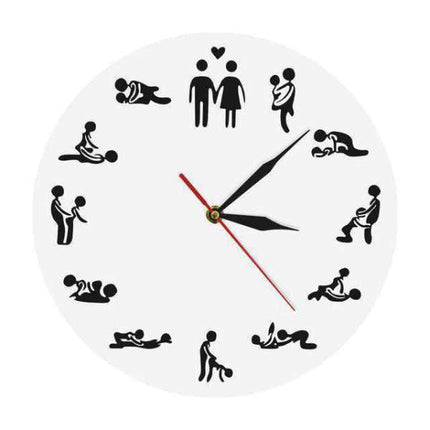 Reloj de pared clásico diseño Kamasutra