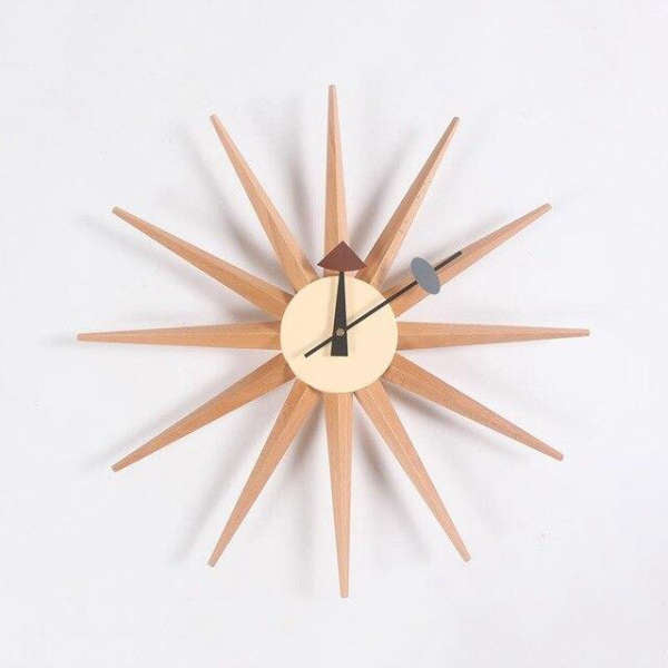 Reloj de pared diseño estrella moderno