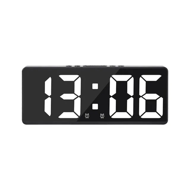 Reloj despertador digital LED de mesa
