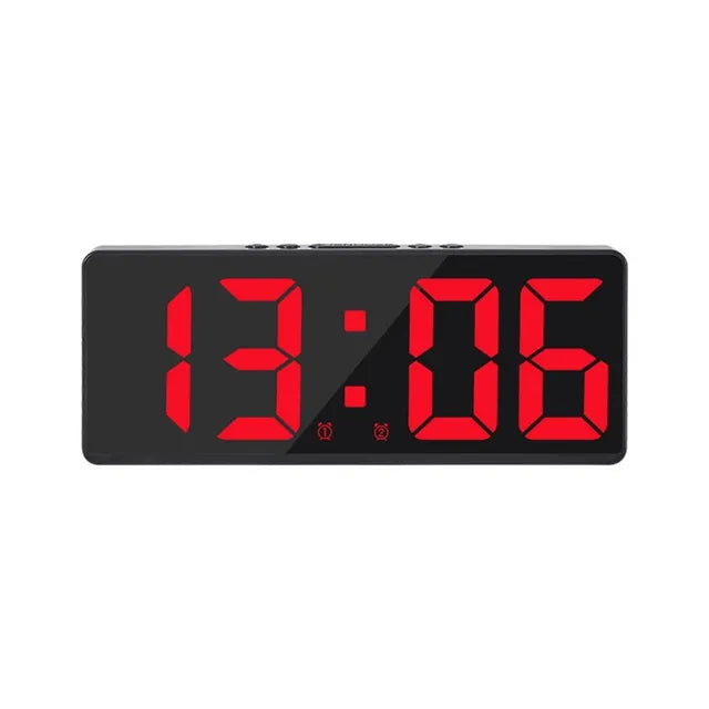 Reloj despertador digital LED de mesa
