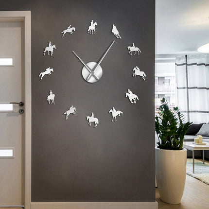 Reloj de pared 3D tema equitación