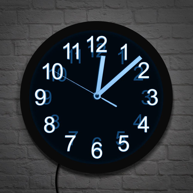 Reloj de pared LED estilo árabe ornamental