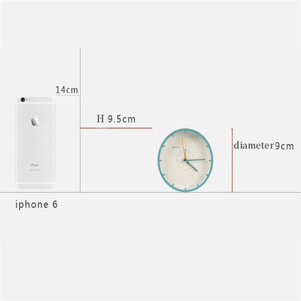 Reloj de mesa redondo diseño minimalista