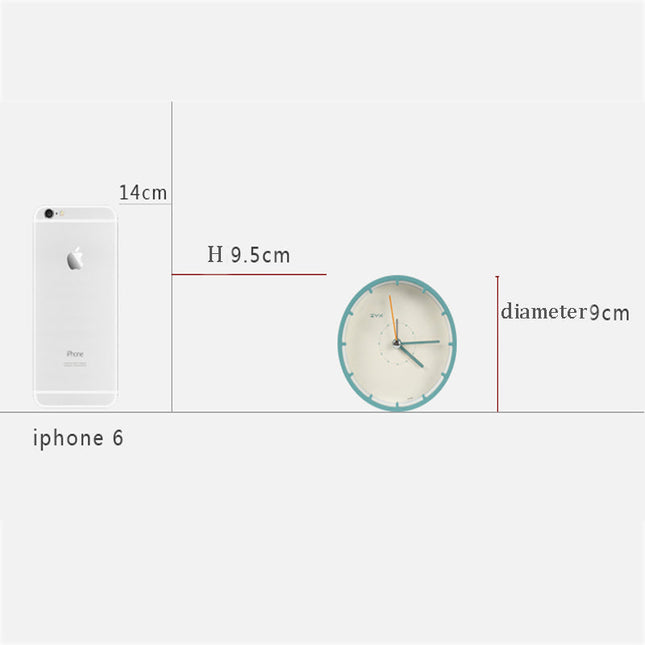 Reloj de mesa redondo diseño minimalista