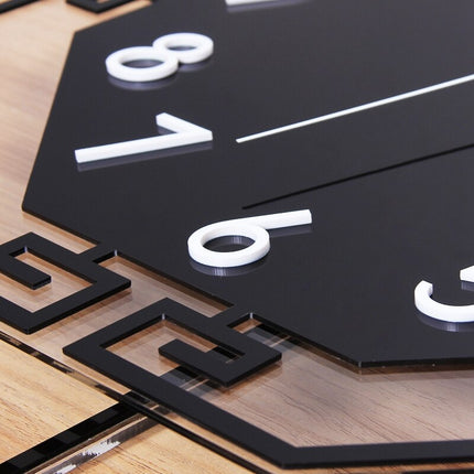 Reloj de pared octagonal diseño asiático