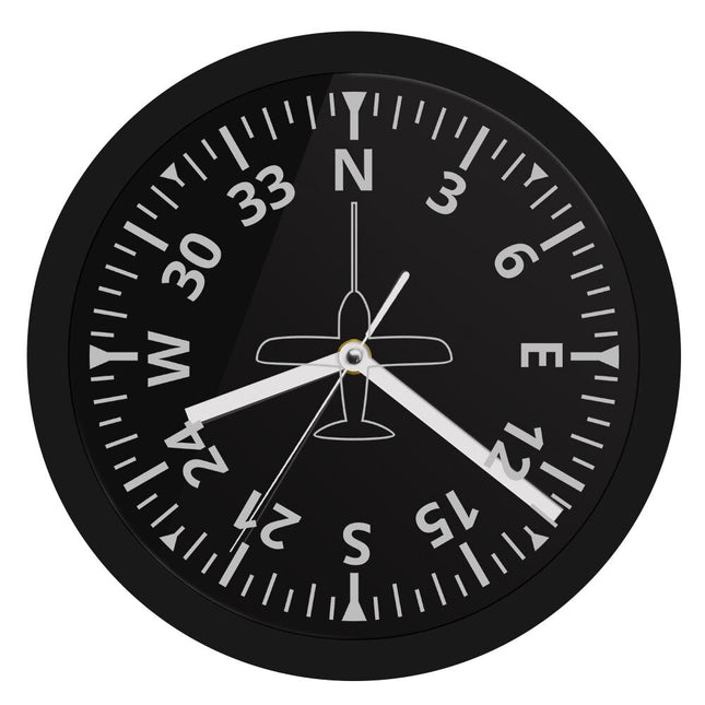 Reloj luminoso de pared para aviación