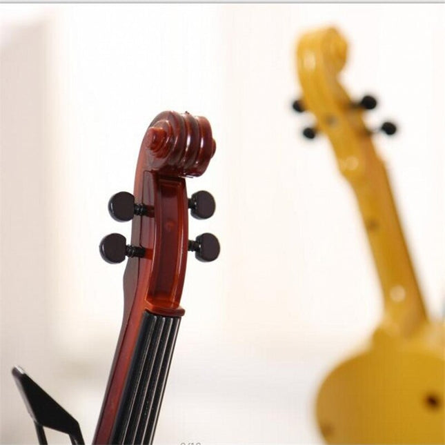 Reloj de sobremesa original forma violín