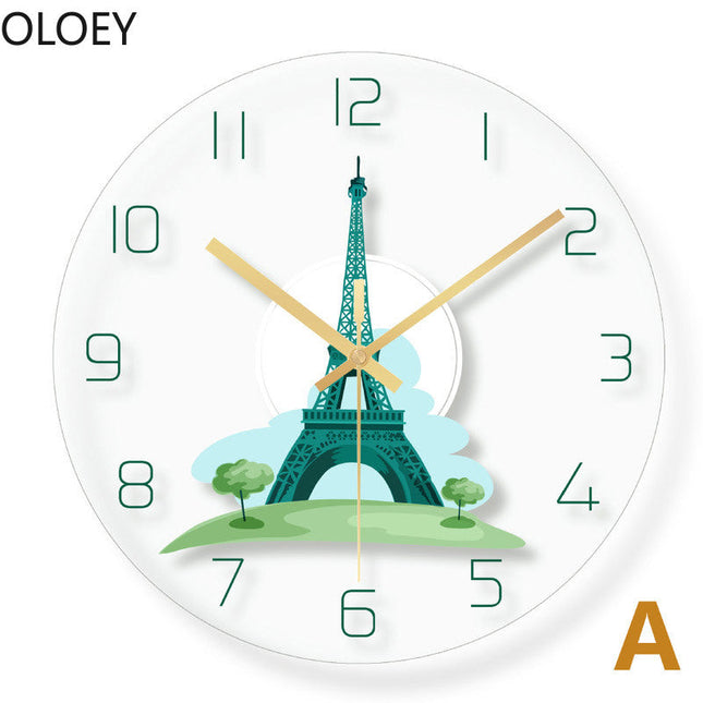 Reloj de pared infantil con zorro