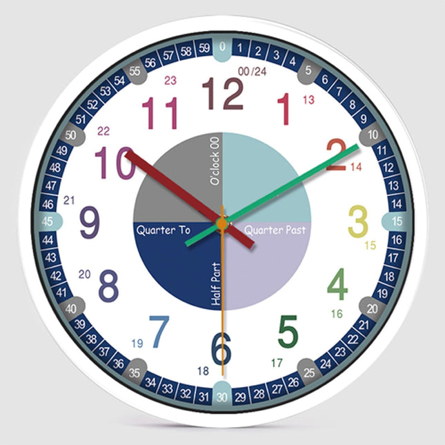 Reloj de pared educativo para niños