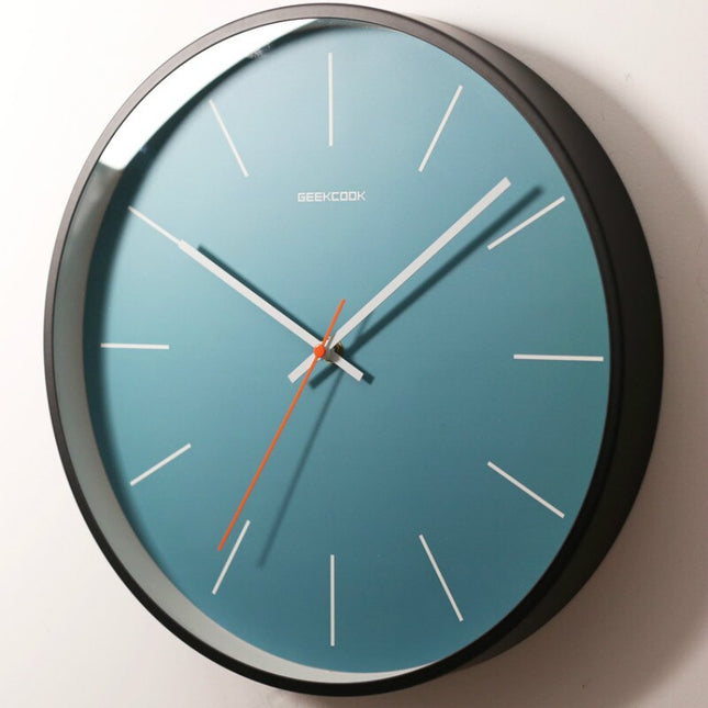 Reloj de pared nórdico moderno azul
