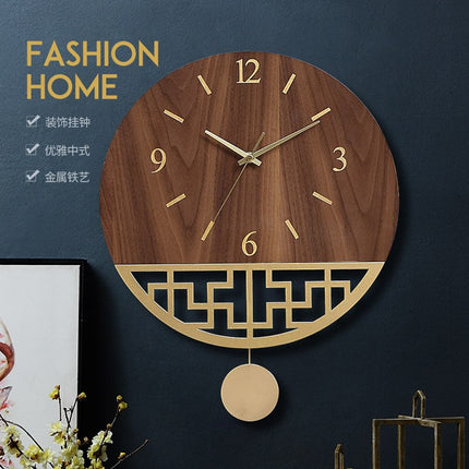 Reloj de pared madera diseño japonés