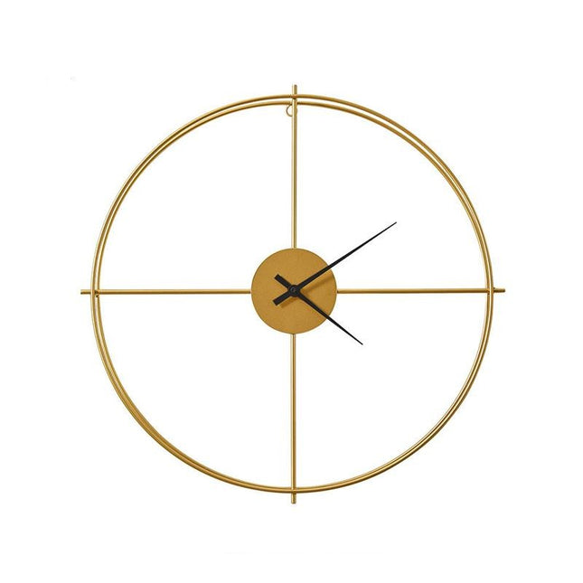 Reloj de pared redondo de metal